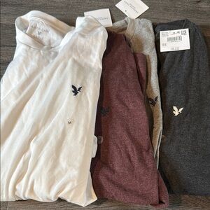 American Eagle Logo T-Shirts - White, Maroon, Gray, Black